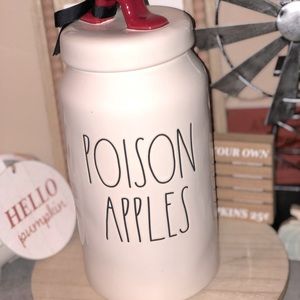 Rae Dunn Disney Villains Poison Apples Canister